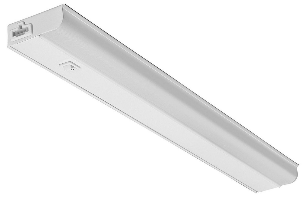 Lithonia Lighting-UCEL 24IN 30K 90CRI SWR WH M6-Contractor Select -UECL Series - 24 Inch 10.2W 1 LED Linkable Under Cabinet   White Finish with Frosted Acrylic Glass